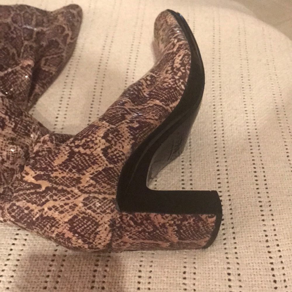 Bcbg Python Print Boots - image 5